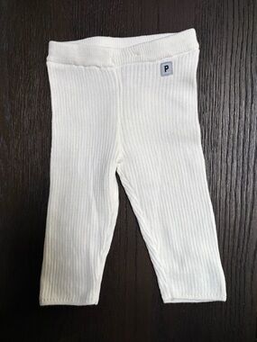 LIKE NEW Polarn O. Pyret Baby Knitted Organic Cotton Baby Leggings
